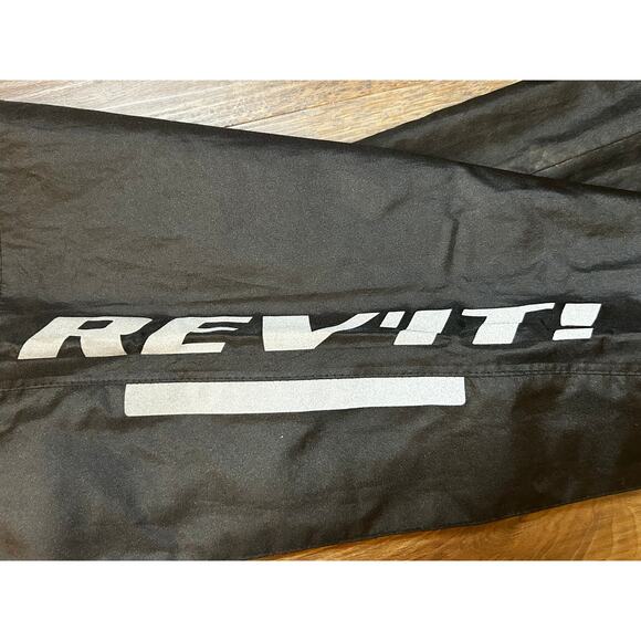 REV-IT Rain Trousers 100% Waterproof, Lightweight, Transport Bag Included,Logo - Picture 3 of 8